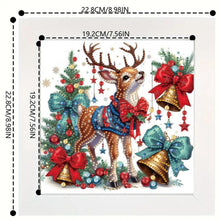 Load image into Gallery viewer, Diamond Painting - Partial Special Shaped - Christmas elk (with frame) (22.8*22.8CM)
