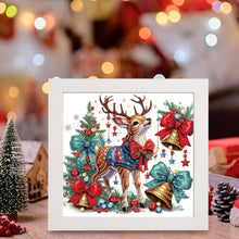 Load image into Gallery viewer, Diamond Painting - Partial Special Shaped - Christmas elk (with frame) (22.8*22.8CM)

