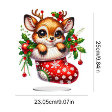 Load image into Gallery viewer, Acrylic Special Shaped Christmas Animals 5D DIY Diamond Art Tabletop Decorations
