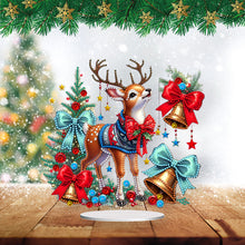 Load image into Gallery viewer, Acrylic Special Shaped Christmas Animals 5D DIY Diamond Art Tabletop Decorations

