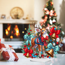Load image into Gallery viewer, Acrylic Special Shaped Christmas Animals 5D DIY Diamond Art Tabletop Decorations
