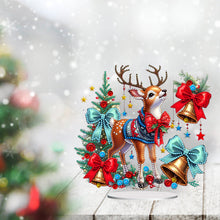 Load image into Gallery viewer, Acrylic Special Shaped Christmas Animals 5D DIY Diamond Art Tabletop Decorations
