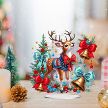 Load image into Gallery viewer, Acrylic Special Shaped Christmas Animals 5D DIY Diamond Art Tabletop Decorations
