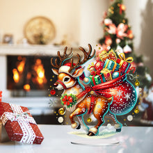 Load image into Gallery viewer, Acrylic Special Shaped Christmas Animals 5D DIY Diamond Art Tabletop Decorations
