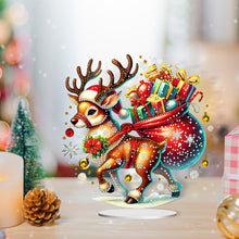 Load image into Gallery viewer, Acrylic Special Shaped Christmas Animals 5D DIY Diamond Art Tabletop Decorations
