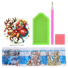 Load image into Gallery viewer, Acrylic Special Shaped Christmas Animals 5D DIY Diamond Art Tabletop Decorations

