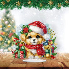 Load image into Gallery viewer, Acrylic Special Shaped Christmas Animals 5D DIY Diamond Art Tabletop Decorations
