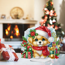 Load image into Gallery viewer, Acrylic Special Shaped Christmas Animals 5D DIY Diamond Art Tabletop Decorations
