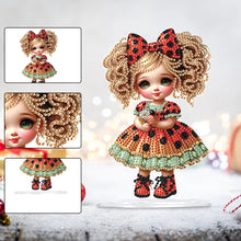 Load image into Gallery viewer, Acrylic Cute Girl Desktop Diamond Painting Art Kits for Home Office Decor
