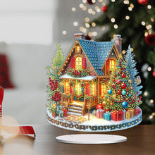 Load image into Gallery viewer, Acrylic Special Shape Christmas House Desktop Diamond Painting Art Kits
