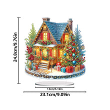 Load image into Gallery viewer, Acrylic Special Shape Christmas House Desktop Diamond Painting Art Kits
