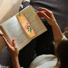 Load image into Gallery viewer, 4Pcs Special Shape Pink Rose Diamond Painting Bookmark Making Kit for Book Lover
