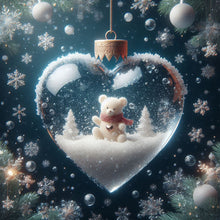 Load image into Gallery viewer, Diamond Painting - Full Round - Christmas fantasy love crystal ball (30*30CM)
