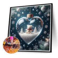Load image into Gallery viewer, Diamond Painting - Full Round - Christmas fantasy love crystal ball (30*30CM)

