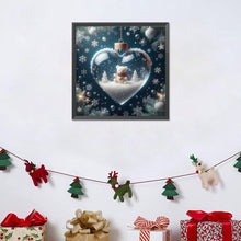 Load image into Gallery viewer, Diamond Painting - Full Round - Christmas fantasy love crystal ball (30*30CM)
