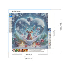Load image into Gallery viewer, Diamond Painting - Full Round - Christmas fantasy love crystal ball (30*30CM)
