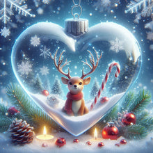Load image into Gallery viewer, Diamond Painting - Full Round - Christmas fantasy love crystal ball (30*30CM)
