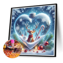 Load image into Gallery viewer, Diamond Painting - Full Round - Christmas fantasy love crystal ball (30*30CM)
