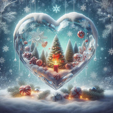 Load image into Gallery viewer, Diamond Painting - Full Round - Christmas fantasy love crystal ball (30*30CM)
