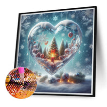 Load image into Gallery viewer, Diamond Painting - Full Round - Christmas fantasy love crystal ball (30*30CM)
