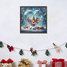 Load image into Gallery viewer, Diamond Painting - Full Round - Christmas fantasy love crystal ball (30*30CM)
