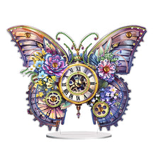 Load image into Gallery viewer, Acrylic Special Shape Bird Diamond Art Clock Pendants Kit Diamond Painting Clock
