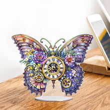 Load image into Gallery viewer, Acrylic Special Shape Bird Diamond Art Clock Pendants Kit Diamond Painting Clock
