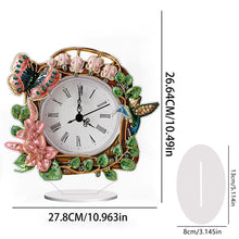 Load image into Gallery viewer, Acrylic Special Shape Bird Diamond Art Clock Pendants Kit Diamond Painting Clock
