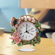 Load image into Gallery viewer, Acrylic Special Shape Bird Diamond Art Clock Pendants Kit Diamond Painting Clock
