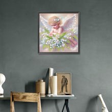 Load image into Gallery viewer, Diamond Painting - Partial Special Shaped - Angel child (30*30CM)
