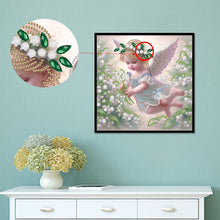 Load image into Gallery viewer, Diamond Painting - Partial Special Shaped - Angel child (30*30CM)
