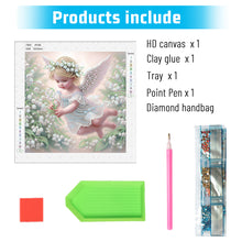 Load image into Gallery viewer, Diamond Painting - Partial Special Shaped - Angel child (30*30CM)
