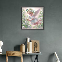 Load image into Gallery viewer, Diamond Painting - Partial Special Shaped - Angel child (30*30CM)

