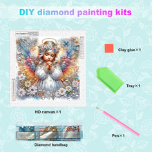 Load image into Gallery viewer, Diamond Painting - Partial Special Shaped - Angel child (30*30CM)
