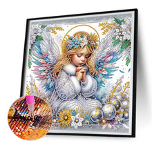 Load image into Gallery viewer, Diamond Painting - Partial Special Shaped - Angel child (30*30CM)
