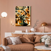 Load image into Gallery viewer, Diamond Painting - Full Round - Geometric orange lily (30*40CM)
