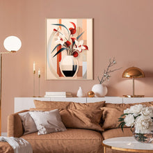Load image into Gallery viewer, Diamond Painting - Full Round - Geometric white flower (30*40CM)
