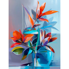 Load image into Gallery viewer, Diamond Painting - Full Round - Geometric red flower (30*40CM)
