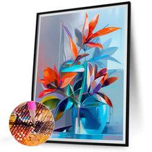 Load image into Gallery viewer, Diamond Painting - Full Round - Geometric red flower (30*40CM)

