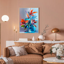 Load image into Gallery viewer, Diamond Painting - Full Round - Geometric red flower (30*40CM)
