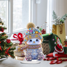 Load image into Gallery viewer, Acrylic Christmas Gnome Deer Diamond Painting Desktop Decors Bedroom Table Decor

