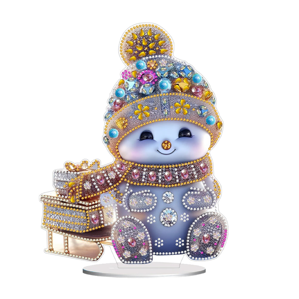 Acrylic Christmas Gnome Deer Diamond Painting Desktop Decors Bedroom Table Decor