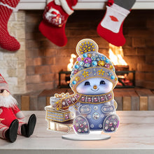 Load image into Gallery viewer, Acrylic Christmas Gnome Deer Diamond Painting Desktop Decors Bedroom Table Decor
