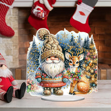 Load image into Gallery viewer, Acrylic Christmas Gnome Deer Diamond Painting Desktop Decors Bedroom Table Decor
