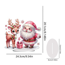 Load image into Gallery viewer, Acrylic Christmas Gnome Deer Diamond Painting Desktop Decors Bedroom Table Decor
