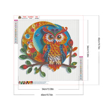 Load image into Gallery viewer, Diamond Painting - Full Round - Quilling paper painting owl (40*40CM)
