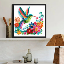 Load image into Gallery viewer, Diamond Painting - Full Round - Quilling paper painting bird (40*40CM)
