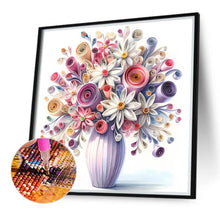 Load image into Gallery viewer, Diamond Painting - Full Round - Beautiful vase bouquet (40*40CM)
