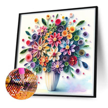 Load image into Gallery viewer, Diamond Painting - Full Round - Beautiful vase bouquet (40*40CM)
