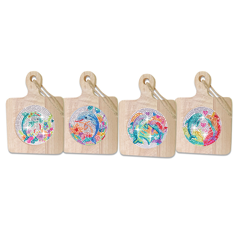 4Pcs Animals 5D Diamond Painting Tray Art Craft Diamond Painting Tray Handicraft